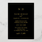 Modernes Minimal Overlay-Foto Folieneinladung (Vorderseite)