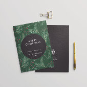 Modernes Minimal Pine Muster Weihnachten im Untern