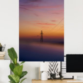 Modernes Minimal Poster Soft Minimalistisch Foto P (Heimbüro)