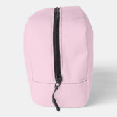 Modernes Minimal Rosa Monogramm Think Pink Freak Waschbeutel (Rechts)