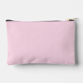 Modernes Minimal Rosa Monogramm Think Pink Freak Zubehörtasche (Rückseite)