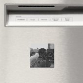 Modernes Minimal Save the Date Einladungs-Magnet Magnet (In Situ (Geschirrspüler))