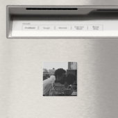 Modernes Minimal Save the Date Einladungs-Magnet Magnet (In Situ (Geschirrspüler))