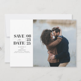 Modernes Minimal-Save the Date-Foto Save The Date