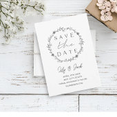 Modernes Minimal Save the Date, Minimal einfach Date
