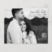 Modernes Minimal Sleek Picture Foto Save the Date (Vorderseite)