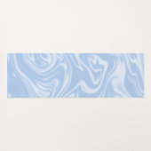 Modernes Minimal Soft Blue Yogamatte (Rückseite (Horizontal))