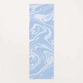 Modernes Minimal Soft Blue Yogamatte (Vorderseite)