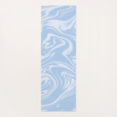 Modernes Minimal Soft Blue Yogamatte (Rückseite)