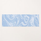 Modernes Minimal Soft Blue Yogamatte (Vorderseite (Horizontal))