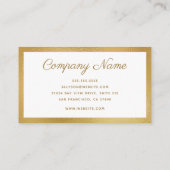 Modernes Minimal Visitenkarte (Rückseite)