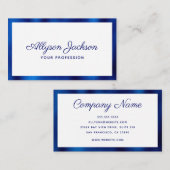 Modernes Minimal Visitenkarte (Vorne/Hinten)