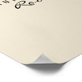 Modernes Minimal-Wäscheständer Poster (Ecke)