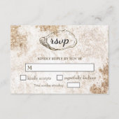 Modernes Minimal Watercolor Oyster Beach UAWG Begleitkarte (Vorderseite)