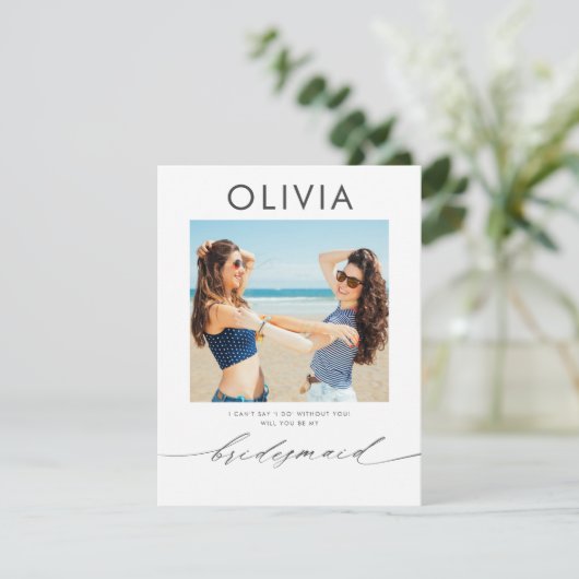 Modernes Minimal wird mein Foto sein (Stehend Vorderseite)