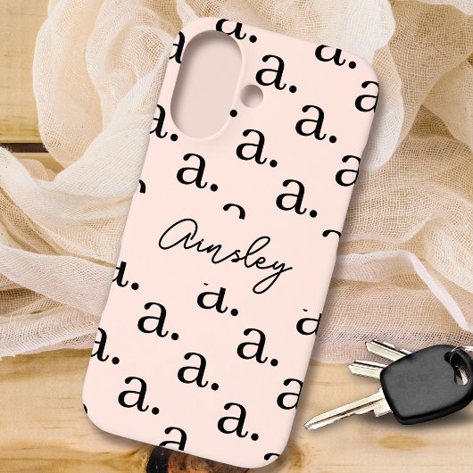 Modernes Minimal zeitgenössisches, stylisches Mono Case-Mate iPhone Hülle