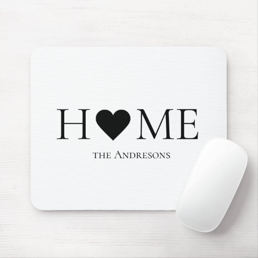 Modernes Minimal-Zuhause-Personalisiertes Geschenk Mousepad (Mit Mouse)