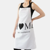 Modernes Minimal-Zuhause-Personalisiertes Geschenk Schürze (InSitu)