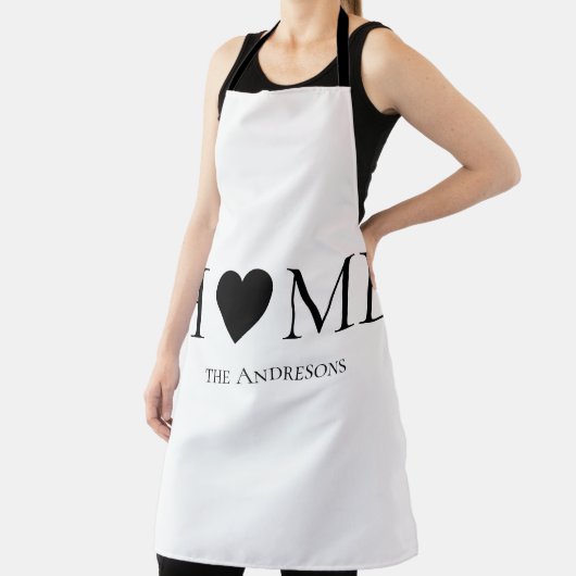 Modernes Minimal-Zuhause-Personalisiertes Geschenk Schürze (InSitu)