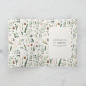 Modernes, minimales 1 Foto Weihnachtsgeschenk Dankeskarte (Innenseite)