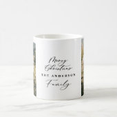 Modernes, minimales 2 Foto Weihnachtsgeschenk Kaffeetasse (Mittel)