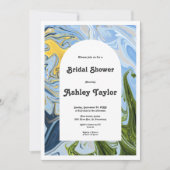 Modernes minimales Abstraktes Brautparty Einladung (Vorderseite)