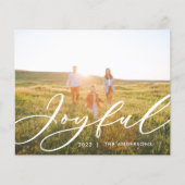 Modernes, minimales Blatt-1-Foto-Drehbuch (Vorderseite)