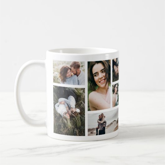 Modernes, minimales, botanisches und elegantes Mul Kaffeetasse (Links)