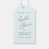 Modernes, minimales Brautparty Geschenkanhänger (Vorderseite)