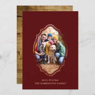 Modernes minimales Burgund- und Foto