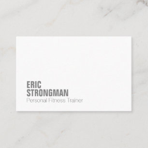 Modernes minimales elegantes visitenkarte