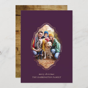 Modernes minimales Foto aus Holz und Pflaume