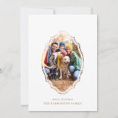 Modernes, minimales Foto aus Weiß und Holz (Vorderseite)