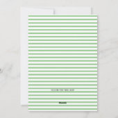 Modernes, minimales Foto Feiertagskarte (Rückseite)