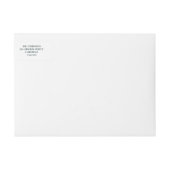 Modernes Minimales Foto für Familien Dunkle Grüne (Vorderseite)