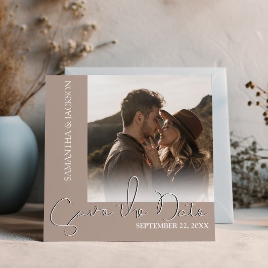 Modernes Minimales Foto | Save The Date