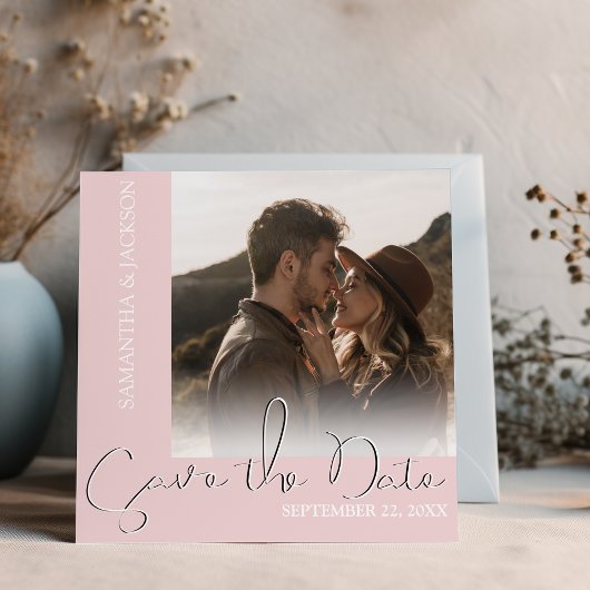 Modernes Minimales Foto | SAVE THE DATE