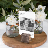 Modernes Minimales Foto | TISCHNUMMER