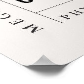 Modernes minimales Geschenk für Motivierend Physio Poster (Ecke)