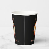 modernes minimales Halloween-Party Pappbecher (Rechts)