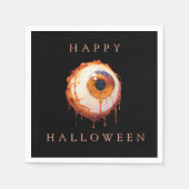 modernes minimales Halloween-Party Serviette (Vorderseite)