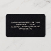 Modernes Minimales Handnähen Beruflich Visitenkarte (Rückseite)