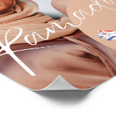 Modernes minimales islamisches Ramadan Mubarak-Fot Poster (Ecke)