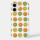 Modernes minimales Muster frischen Crochet Citrus Case-Mate iPhone Hülle (Rückseite)