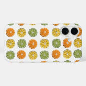 Modernes minimales Muster frischen Crochet Citrus Case-Mate iPhone Hülle (Rückseite (Horizontal))