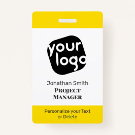 Modernes minimales Personalisiertes Konferenz-ID-A Ausweis