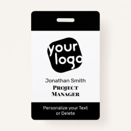 Modernes minimales Personalisiertes Konferenz-ID-A Ausweis