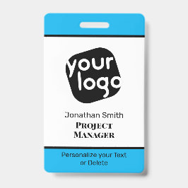 Modernes minimales Personalisiertes Konferenz-ID-A Ausweis