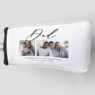 Modernes, minimales Script-Geschenk mit mehreren F Golf Headcover