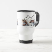 Modernes, minimales Script-Geschenk mit mehreren F Reisebecher (VorderseiteRechts)
